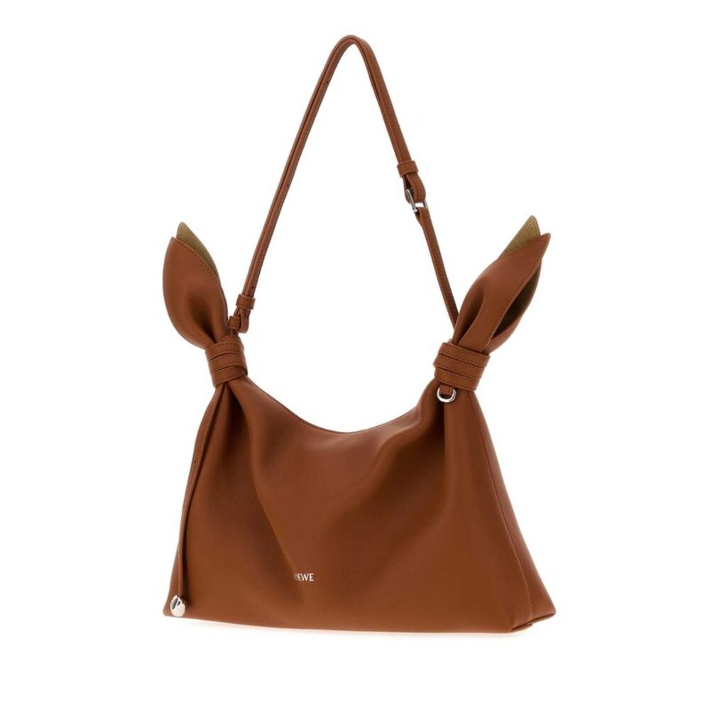 Loewe Women Caramel Leather Medium Scarf Shoulder Bag - Picture 2 of 2